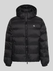 kurtka pikowana o kroju regular fit z odpinanym kapturem od Calvin Klein Jeans - 6