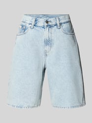 Szorty jeansowe z detalem z logo od Calvin Klein Jeans - 1