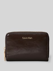 Portfel z naturalnej skóry bydlęcej od CK Calvin Klein - 2