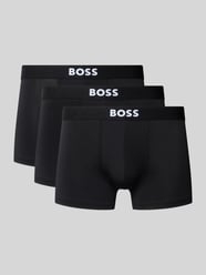 Obcisłe bokserki z elastycznym pas z logo model 'MICRO ONE' od BOSS - 12