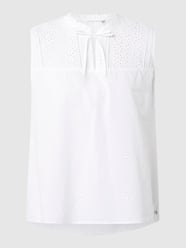 Blousetop met broderie van Broadway NYC Wit - 31