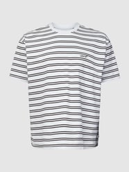 PLUS SIZE T-Shirt mit Streifenmuster Modell 'BIG RED' von Levi’s® Big & Tall Blau - 15