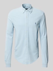 Slim Fit Freizeithemd mit Button-Down-Kragen von Polo Ralph Lauren Blau - 11