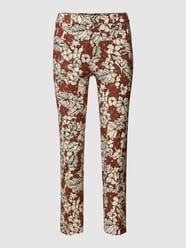 Chino mit floralem Allover-Muster Modell 'Darling' von Weekend Max Mara Braun - 31
