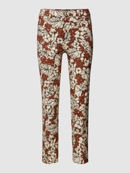 Chino mit floralem Allover-Muster Modell 'Darling' von Weekend Max Mara Braun - 15