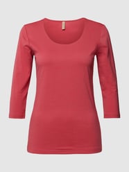 T-Shirt mit 3/4-Arm Modell 'Pylle' von Soyaconcept Rosa - 30