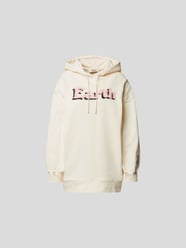 Oversized Hoddie mit Prints von MSGM Weiß - 29