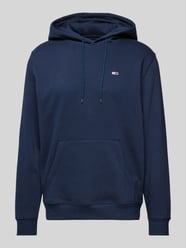 Regular Fit Hoodie mit Label-Stitching von Tommy Jeans Blau - 44