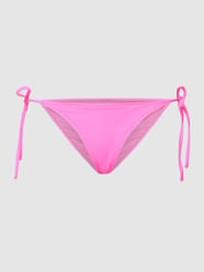 Figi bikini z detalem z logo od Guess Fuksjowy - 41