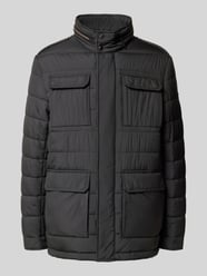 Gewatteerd jack met opstaande kraag en klepzakken van bugatti - 26