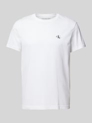 T-Shirt mit Label-Print im 2er-Pack von Calvin Klein Jeans Weiß - 37