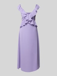 Midi-jurk met volants, model 'ELKE' van VILA - 17