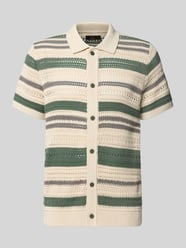 Modern Fit Freizeithemd in Strick-Optik mit Knopfleiste von JACK & JONES Premium - 41