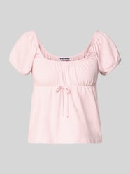 T-Shirt im Allover-Look mit Schnürung von REVIEW Pink - 37
