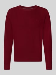 Regular Fit Pullover aus Baumwoll-Woll-Mix von GANT Bordeaux - 20