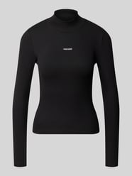 Slim Fit Langarmshirt Baumwoll-Mix mit Logo-Patch von GUESS Jeans - 11