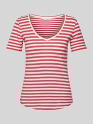 Regular Fit T-Shirt aus Slub Jersey von Marc O'Polo - 42