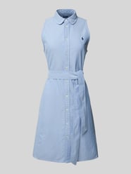 Knielanges Kleid mit Bindegürtel Modell 'BLAR' von Polo Ralph Lauren - 37