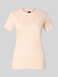 t-shirt o kroju regular fit z czystej bawełny model 'C_ESOGO_3' od BOSS Orange Fuksjowy - 26