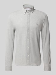 Slim Fit Freizeithemd mit Logo-Stickerei von Tommy Hilfiger - 37