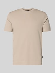 T-shirt met labelstitching model 'Priamo' van JOOP! COLLECTION Beige - 10