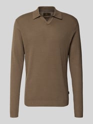 Regular Fit Poloshirt in Strick-Optik Modell 'Riley' von JACK & JONES Premium - 46