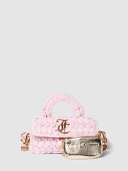 Torebka ze ściegiem warkoczowym model ‘Jodie’ od Juicy Couture Fuksjowy - 20
