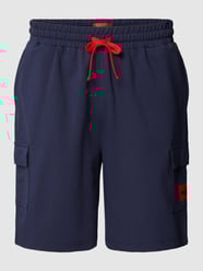 Sweatshorts mit Cargotaschen Modell 'Reverse' von HUGO Blau - 17
