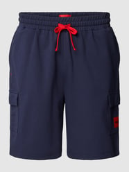 Sweatshorts mit Cargotaschen Modell 'Reverse' von HUGO Blau - 44