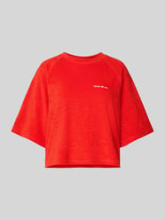 T-shirt z wyhaftowanym napisem od Jake*s Casual - 1