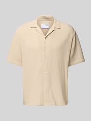 Freizeithemd mit Knopfleiste von SELECTED HOMME Beige - 32