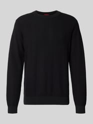 sweter o kroju regular fit z czystej bawełny model 'Simoh' od HUGO - 48