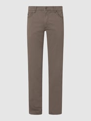 Hose mit Label-Patch Modell 'Cadiz' von Brax Beige - 16