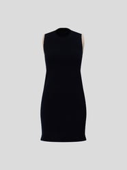 Knielanges Strickkleid mit Cut Out von Jacquemus Blau - 16