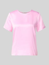 bluzka o kroju regular fit z satyny od Christian Berg Woman Selection - 14
