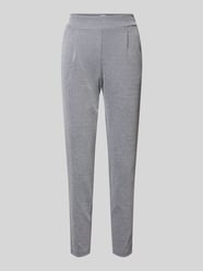 Slim fit stoffen broek met elastische band Model 'Kate' van ICHI - 5