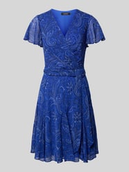 Sukienka o długości do kolan z dekoltem w serek model ‘WANDELLA’ od Lauren Ralph Lauren - 46