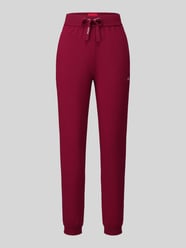 regular fit jogpant van katoenmix model 'Hugo ID Pant' van HUGO Bordeaux - 1