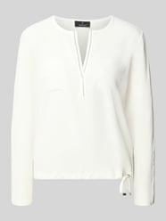 Regular fit blouse met borstzakken van monari - 37