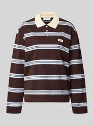 Relaxed fit poloshirt met labeldetail, model 'Jolina' van OH APRIL - 11