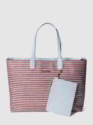 Torba shopper z wytłoczonym logo od Tommy Hilfiger - 35