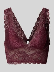 Bralette van kant, model 'CHLOE' van Only Bordeaux - 9