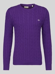 Pullover mit Logo-Stickerei von GANT - 8