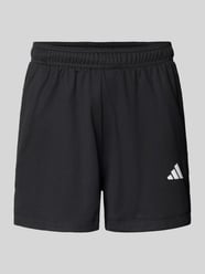 Straight Fit Shorts mit Logo-Print in Mesh-Optik von adidas Training - 27