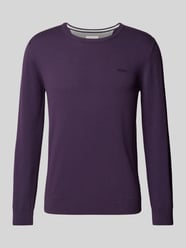 Gebreide pullover met ribboorden van s.Oliver RED LABEL - 8