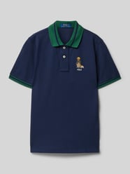 Regular fit poloshirt met labelstitching van Polo Ralph Lauren Teens - 3