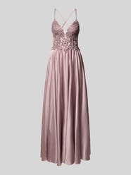 Avondjurk met hartvormige hals van Mascara Fuchsia - 15