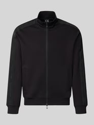 Regular Fit Sweatjacke aus Baumwoll-Mix Modell 'Felpa' von Armani Exchange - 43