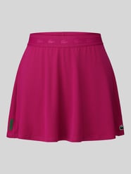 Rozkloszowana sportowa spódnica z detal z logo od Lacoste Sport - 9