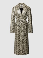 Mantel mit Animal-Print Modell 'Anais' von EDITED Beige - 13
